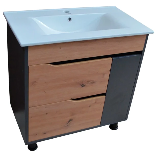 Mobila pentru baie 0381 (80)2S 1U V (A566+D143)