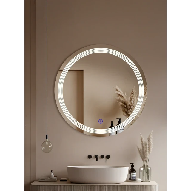 Oglindă de baie încălzită "REFLEXIA" Decor1 cu iluminare LED 100cm