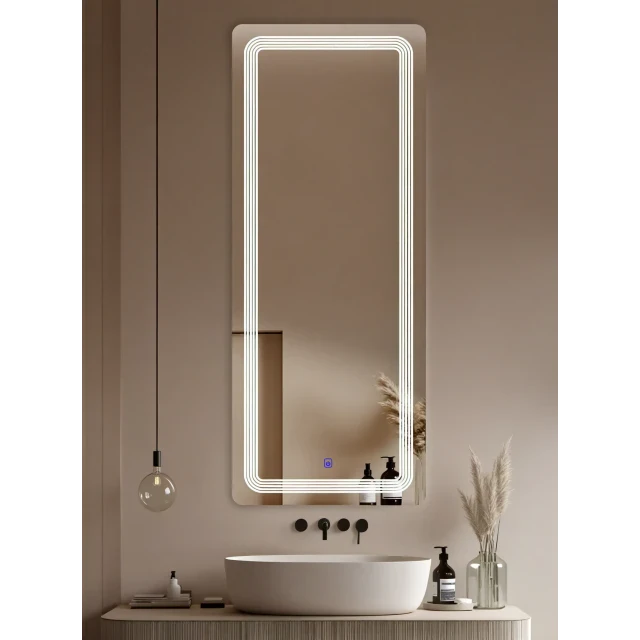 Oglinda de baie "NEON" Deсor1 cu iluminare LED 60x150cm